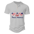 thumbnail image 5 of IROINNID Big and Tall T Shirts for Men, Indenpence Day Lightweight Thin Basic V-Neck Botton Festive Printed Summer Blouses for Men, 5 of 5
