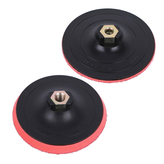 2Pcs Angles Grinder Sanding Pad 5inch 125mm Adhesive Backing Pad Polishing Plate Thread Sander Disc Replacement