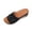 Black, variant on Womens Ladies Sandals Summer Beach Wedge Slide Sandals Women Low Open Toe Slides Comfortable Mule Sandals for Women Navy 9.5