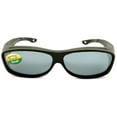 thumbnail image 4 of OTG Over-The-Glasses Small Polarized Gray Lens Ventilated Black frame sideview, 4 of 6