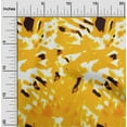thumbnail image 1 of oneOone Georgette Viscose Yellow Fabric Tie Dye Craft Projects Decor Fabric Printed By The Yard 42 Inch Wide-3NK, 1 of 1
