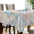 thumbnail image 5 of Yayeee Tablecloths 54" x 54" Rectangle Wrinkle Resistant Party Table Cover, Small Pink Pattern, 5 of 8