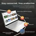 thumbnail image 6 of HP Envy x360 2-in-1 15.6" FHD Touchscreen Laptop, Intel core i7-1260P, 16GB RAM, 1TB PCIe SSD, Backlit KB, HD Webcam, Intel Iris Xe Graphics, Wi-Fi, Bluetooth, Win 11 Pro, Silver, 32GB USB Card, 6 of 9
