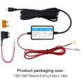 thumbnail image 3 of Kit de cableado DVR para coche, Kit de Cable duro DVR con espejo de 12-30V, Monitor de estacionamiento, 3 of 7