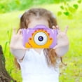 thumbnail image 4 of Cámara para la Fotografía, Mini Cámara Digital Animada para Niños con Dos Lentes, Grabación de Vídeo de Alta Definición, Pantalla Lcd de 1,4 Pulgadas, Diseño Abs Azul Portátil para Entretenimiento Inf, 4 of 8