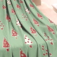 thumbnail image 3 of Green Christmas Tree Pattern Blanket,Comfortable Soft Flannel Throw Blanket,All Season,Warm Lightweight Blankets for Sofa Bed Couch Living Room Chair,40"x50", 3 of 4