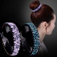 thumbnail image 1 of Koszal Pince à Cheveux Torsadée Incrustée de Strass pour Femmes Accessoire de Coiffure, 1 of 7