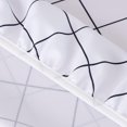 thumbnail image 5 of Elastic Round Tablecloths Outdoor Waterproof Oil Resistant Tablecloths Bedspreads Party Kitchen (24-28 Inch Round, Black Plaid), 5 of 5