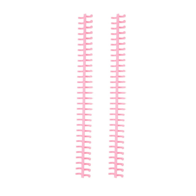 Eotvia Épine de Reliure, Plastique PP, Peigne de Reliure, Rose, 10 Unités