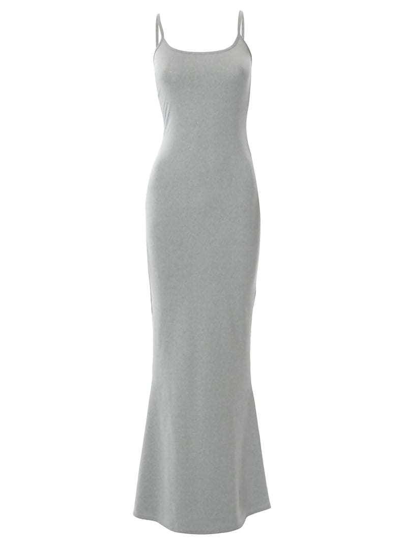 chinese dress ladies Ribbed Square Neck Long Sleeve Dress