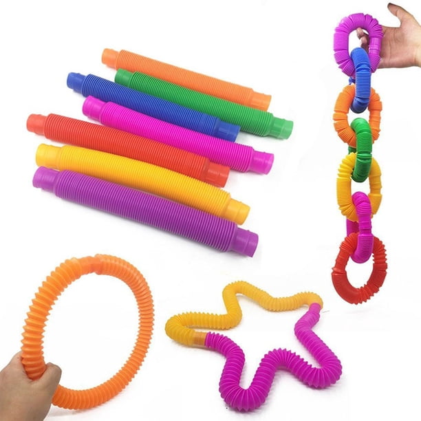 Venditer Pulseras Antiestrés De Colores | Set De 6 Juguetes Sensoriales Con Texturas Para Aliviar La Ansiedad En Niños Y Adultos – Incluye Caja