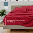 thumbnail image 6 of Bare Home 5-Piece Bed-in-a-Bag - Twin, Red with Red Sheet Set, 6 of 9