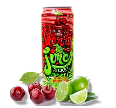 AriZona Cherry Lime Rickey Sparkling Beverage - 24-Count (23 fl oz Cans)