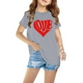 thumbnail image 2 of Zpanxa Chemises Filles T-Shirt à Imprimé d'Halloween Col Rond Manches Courtes Haut Mode en Coton 3 Ans, 2 of 4