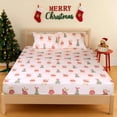 thumbnail image 2 of PC Deep Pocket Queen Sheet Set Fit Breathable Microfiber Soft Queen Size Sheet Set Hotel Style Bed Sheet Set for Women Men Flower, 2 of 7