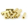thumbnail image 5 of M3 x 13mm Female/Female Thread Brass Hex Standoff PCB Pillar Spacer 10pcs, 5 of 5