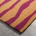 thumbnail image 5 of TOWN & COUNTRY TERRA Ravine Abstract Mountain Outdoor Door Mat, Natural Coir, Heavyweight, Non-Slip Entryway Mat, Purple, 18"x30", 5 of 5