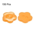 thumbnail image 3 of Uxcell Flower Sewing Buttons Resin Torx 2-Hole Craft Buttons 1/2" 150 Pcs Orange, 3 of 6