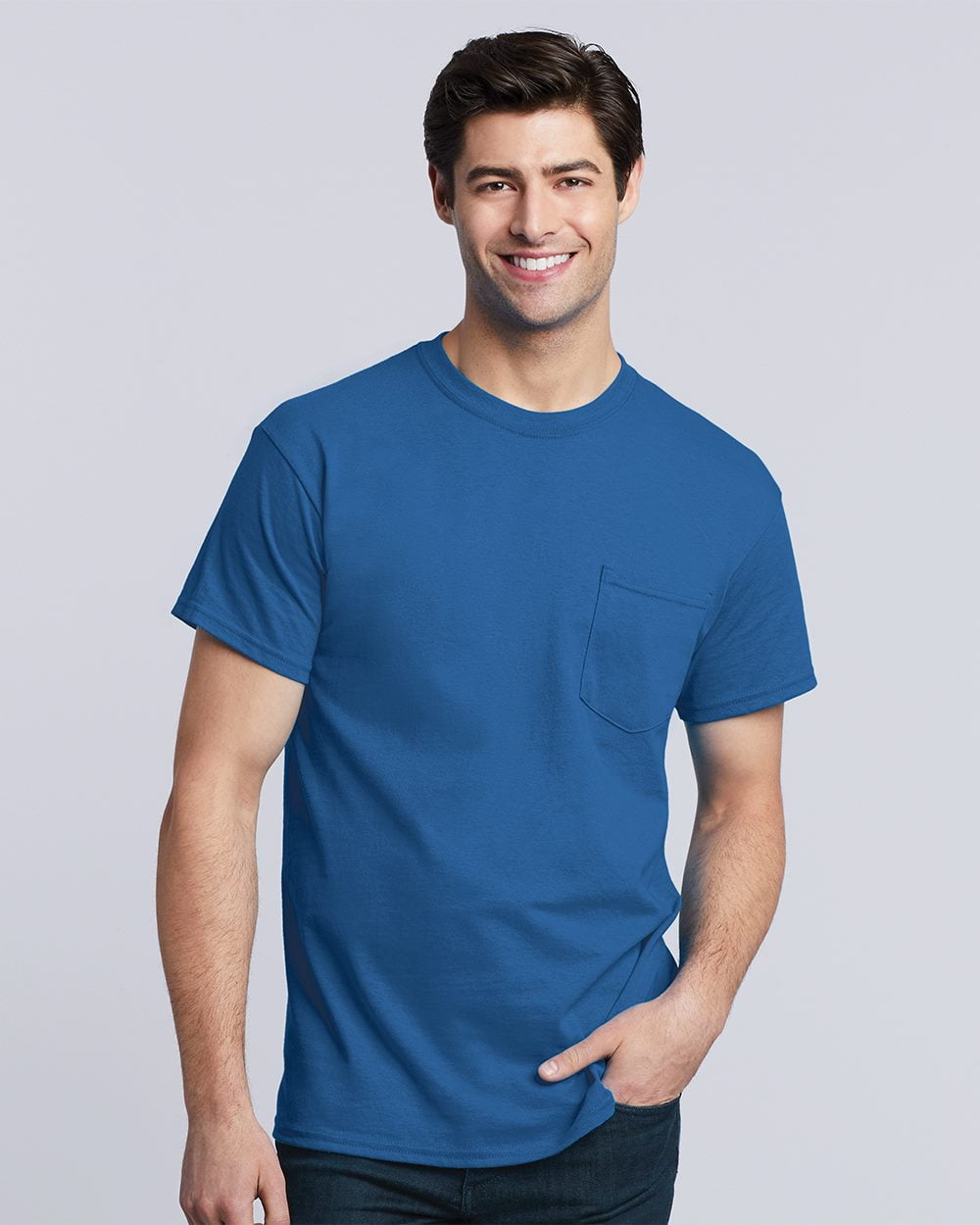 Gildan G530 Adult Heavy Cotton Pocket T 