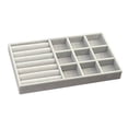 thumbnail image 1 of 1 PC Elegant Stackable Velvet Jewelry Organizer Trays for Drawers, Storage for Earrings, Necklaces, Rings & Bracelets, Ideal Drawer Inserts for Womens Jewelry Display, 1 of 7