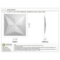 thumbnail image 2 of Ekena Millwork 11 7/8"W x 11 7/8"H Kent EnduraWall Decorative 3D Wall Panel (10-Pack for 9.79 Sq. Ft.), 2 of 12