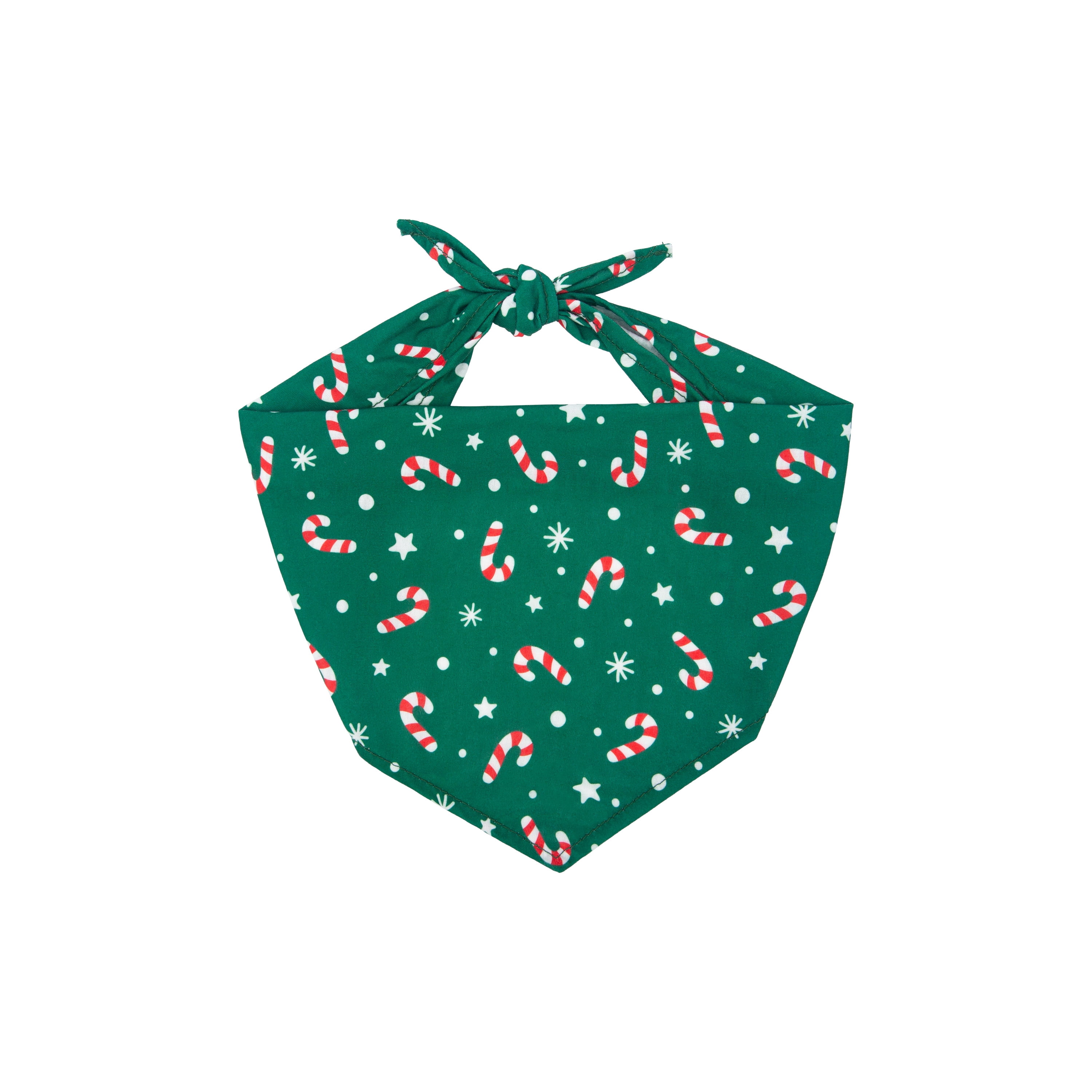 One Paw, Holiday Bandana, Dog Accessory, Festive Fashion Wear, Green