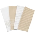 thumbnail image 2 of All-Clad Skipping Stripe & Wave Kitchen Towels, 4-Pack, Toast, 2 of 5