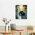 thumbnail image 5 of RKSupls Jungle Elephant Canvas Wall Art, Canvas Prints Wall Art for Living Room Bedroom Entryway Office, Art Print Painting for New Year Home Decorations,16x20in, 5 of 5