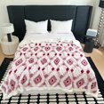 thumbnail image 7 of Flannel Double Layer Warm Throw Blanket, Soft Polyester, 59 x 39 Inches, for Couch, Office Nap, Travel, Multicolor, 7 of 7