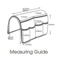 thumbnail image 3 of 1pc Removable Stretch Solid Color Sofa Armrest Covers, Furniture Arm Protector with Storage Bag for Living Room Home Chair, 3 of 5
