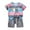 Gray, variant on XUELUO Baby Boys Casual Outfit Sets Summer Cartoon Print Crew Neck Short Sleeve Tshirts Tops And Shorts 2 Piece Daily-Wear,Pink,18-24 Months
