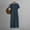 Navy, variant on Women's Summer Casual V Neck Solid Color Short Sleeve Waist Knit Dress Womens Winter Dresses Dresses for Women Big Mesh Out Dress Long Maternity Dresses Sweater Dress for Women plus Size Cowl Neck