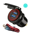 thumbnail image 1 of Switch Waterproof Charger Durable Universal Easy To Install 12-24v Voltage Vehicles Car Interior Retrofit Mobile Phone Charger Style A, 1 of 6