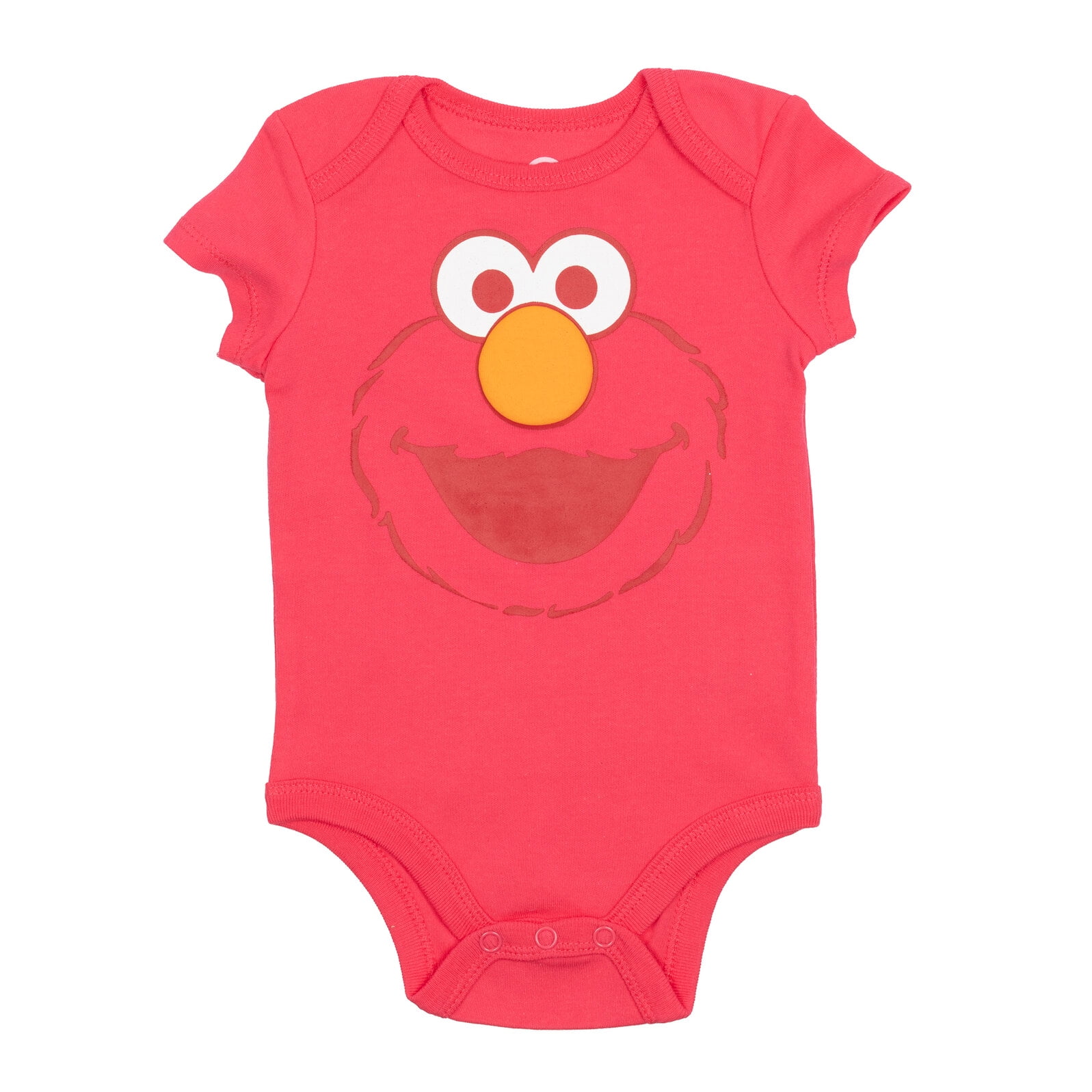 Sesame Street Elmo Cookie Monster Abby Cadabby Newborn Baby Girls 5 Pack Bodysuits Newborn to Infant
