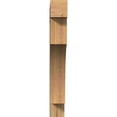 thumbnail image 2 of Ekena Millwork 6"W x 44"D x 44"H Westlake Block Rough Sawn Bracket, Western Red Cedar, 2 of 25