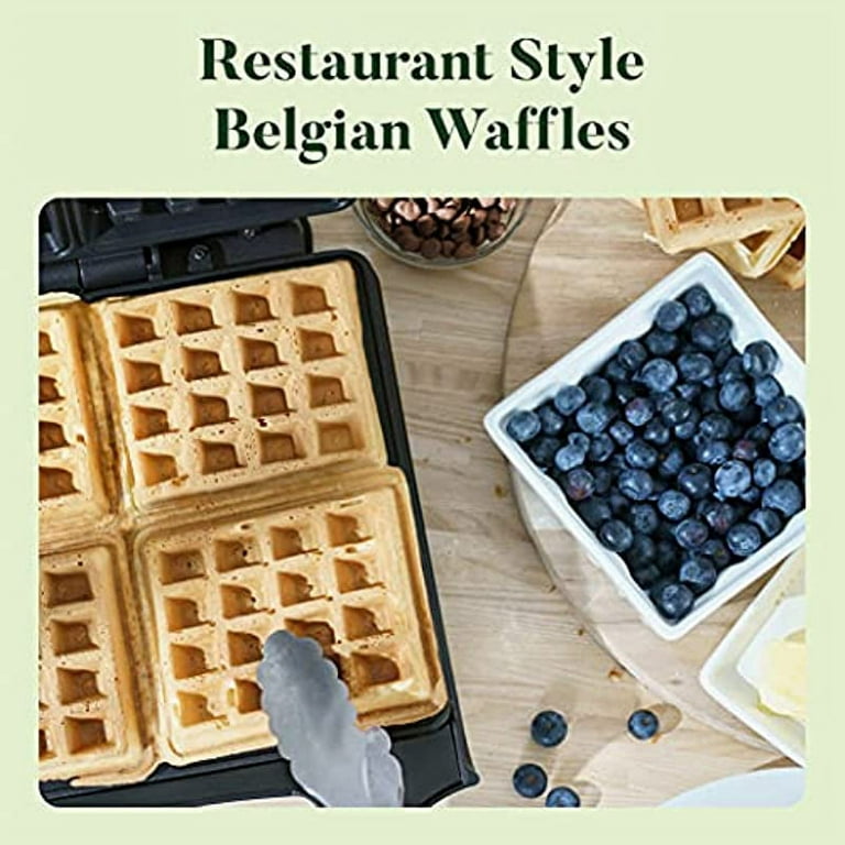 Non-Stick Belgian Waffle Maker, Fluffy Restaurant-Style Waffles