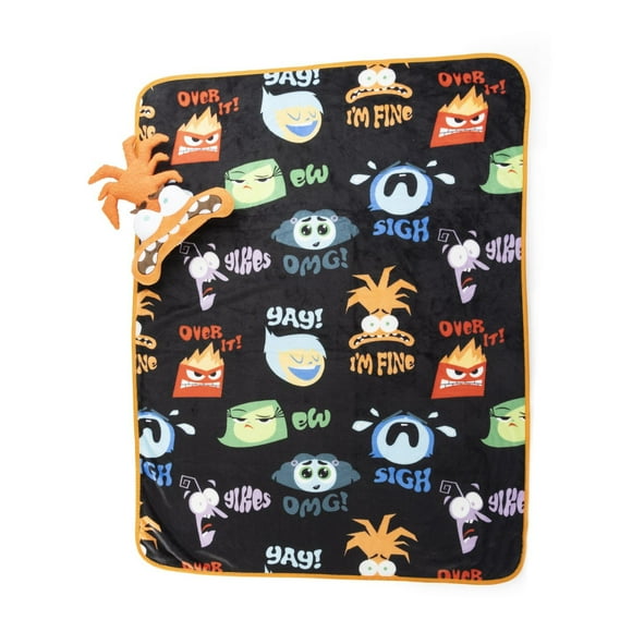 Inside Out 2 Nogginz Pillow and Silk Touch Blanket Nogginz Set