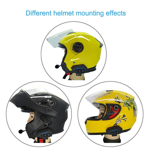 Walkie talkie Motorcycle Helmets Headset Wireless 5.0 Automatic