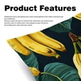 thumbnail image 2 of Banana Luxurious Velvet Pillow Covers with Unique Patterns - Set of 2, 16x16, 18x18, 20x20 Inches for Throw Pillow Inserts - Ideal for Home Decor and Gifts, 2 of 6