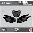 thumbnail image 2 of Kalair GFX Graphics Kit for Honda CRF250F (2019-2024) Unit Series, 2 of 5