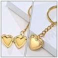 thumbnail image 3 of Shisuyan Stainless Steel Photo Box Keychain Golden 1Pack 3.3x0.9In, 3 of 8