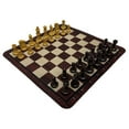 thumbnail image 2 of Juego de ajedrez infantil, fácil de usar, multifuncional, profesional, antideslizante. Ideal para regalar. Ajedrez Marrón Dorado, 2 of 9