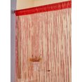 thumbnail image 2 of Namzi Paquete de 2 cortinas de 39 x 79 pulgadas para puertas, separadores de ambientes, decoración hippie para habitaciones, color rojo, 2 of 4
