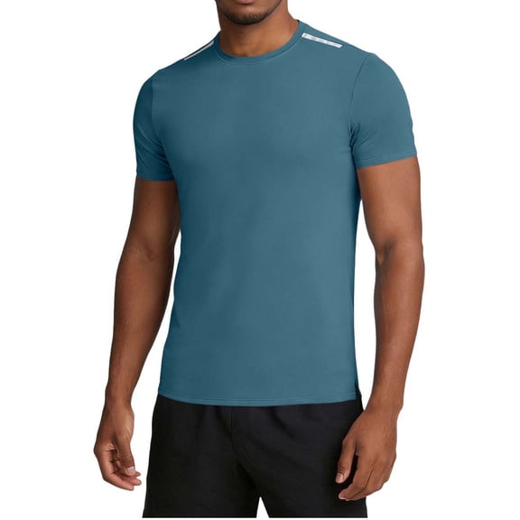 Men's Workout Running Shirts, Dry Fit Moisture Wicking T-Shirt, Gym Athletic Short Sleeve Tee Shirts Workout Shirt