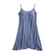 thumbnail image 5 of Camisón sin mangas para mujer con relleno en el pecho - Camisón largo de talla grande, mezcla de rayón y spandex, 5 of 5