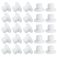 thumbnail image 1 of Uxcell 25 Pcs Tapón de Silicona en Forma de T, Diámetro 12.5 mm/0.49 Pulgadas, Tapón de Silicona Impermeable Reutilizable, Tapón de Sellado Sólido para Agujeros Redondos en Equipos de Tuberías, Blanco, 1 of 7