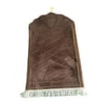 thumbnail image 1 of mmirethe Stylish Soft Muslim Carpet Area Rugs Eid Wedding Birthday Present Light Coffee 65 x 110cm 1Set, 1 of 6