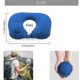 thumbnail image 2 of Almohada de cuello inflable, almohada de viaje para el cuello, cojín de viaje inflable, almohada de cuello en U portátil, almohada de viaje con cojín inflable, almohada de viaje plegable inflable en U, 2 of 5