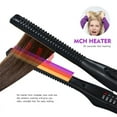 thumbnail image 6 of 2 In 1 Hair Straightener Hair Curler Professional Ceramic Flat Iron for Short Hair Women And Men Beard Straightener (black,AU), 6 of 7