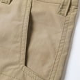 thumbnail image 6 of Mens Gray Cargo Shorts, Rugged Multi - Pockets, Durable, Summer Hiking & Adventures, 6 of 6